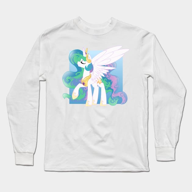 Shinning Sun Princess Long Sleeve T-Shirt by Jenneigh